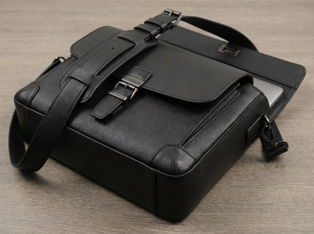 オイルヌメ 型押し 半裁(ブラック:2.5〜3.0mm厚:217ds)