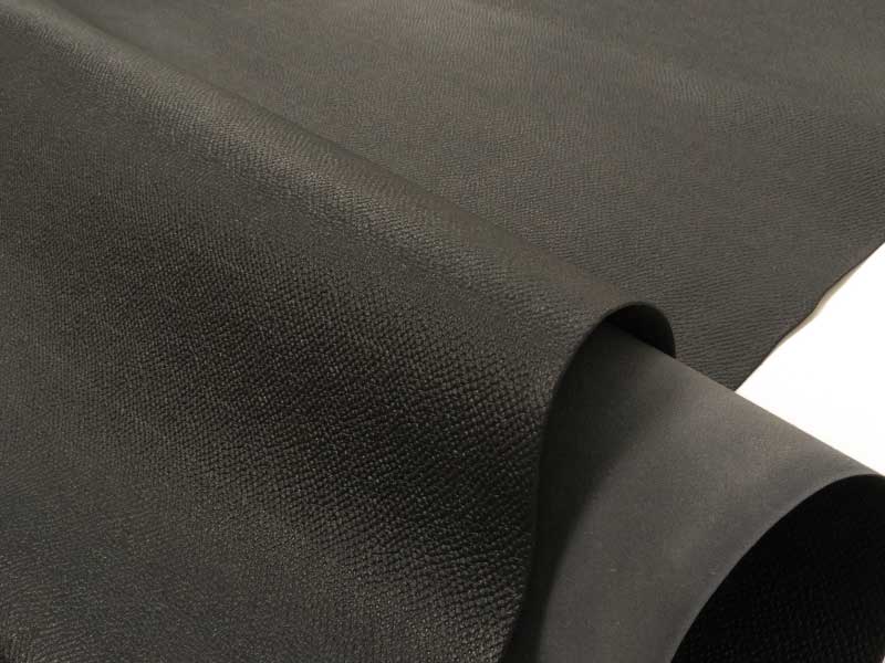 オイルヌメ 型押し半裁(ブラック:1.0mm厚:225ds)