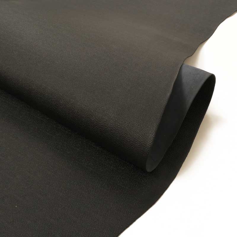 オイルヌメ 型押し 半裁(ブラック:2.5〜3.0mm厚:217ds)