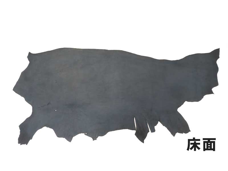 オイルヌメ 型押し 半裁（ブラック：2.5〜3.0mm厚：217ds）