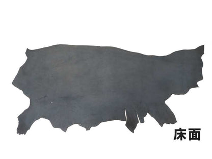 オイルヌメ 型押し 半裁（ブラック：2.5〜3.0mm厚：217ds）