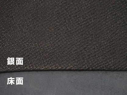 オイルヌメ 型押し 半裁（ブラック：2.5〜3.0mm厚：217ds）