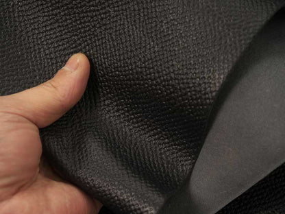 オイルヌメ 型押し半裁（ブラック：1.0mm厚：225ds）